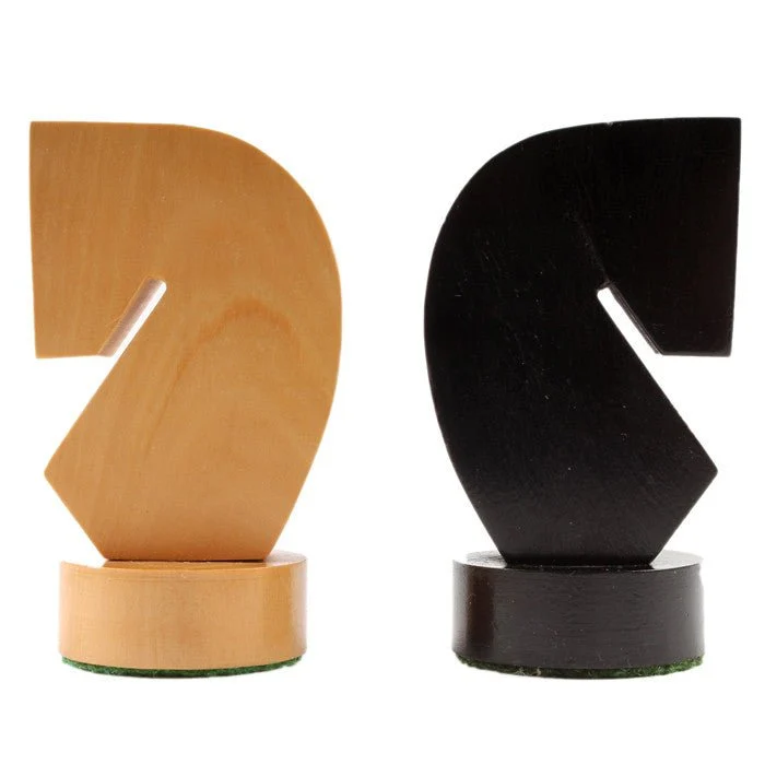 Ensemble d'échecs Berliner en sycomore et poirier teinté bois - Ulbrich