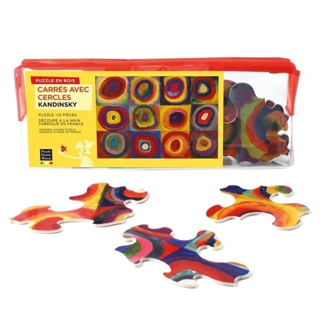 Puzzle MW - 12 p - Carrés avec cercles - Kandisky