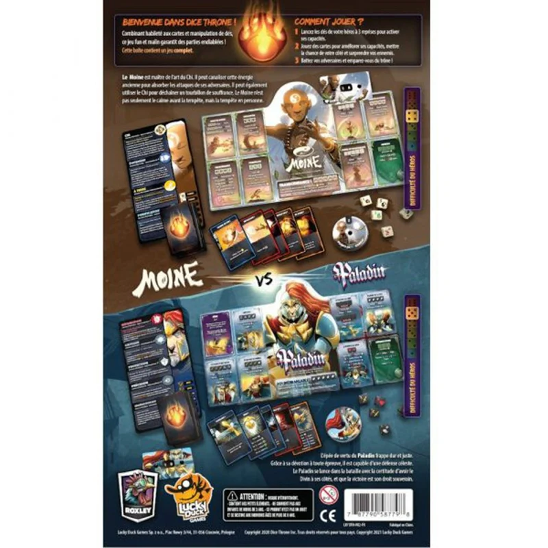 Dice Throne Saison 1 - Moine Vs Paladin