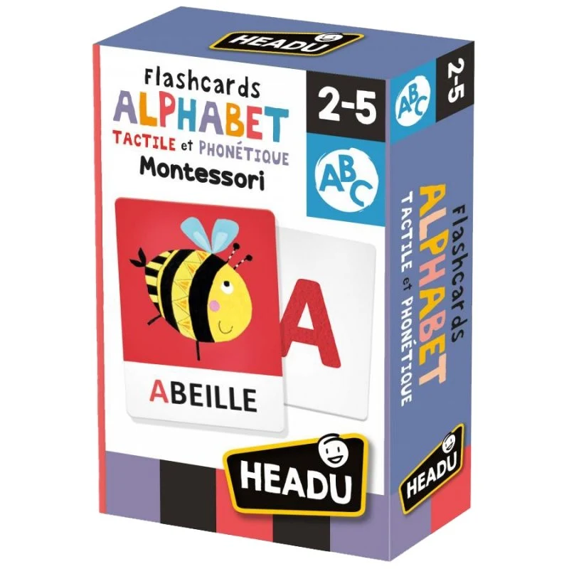 Flashcards Alphabet Tactile Et Phonétique Montessori