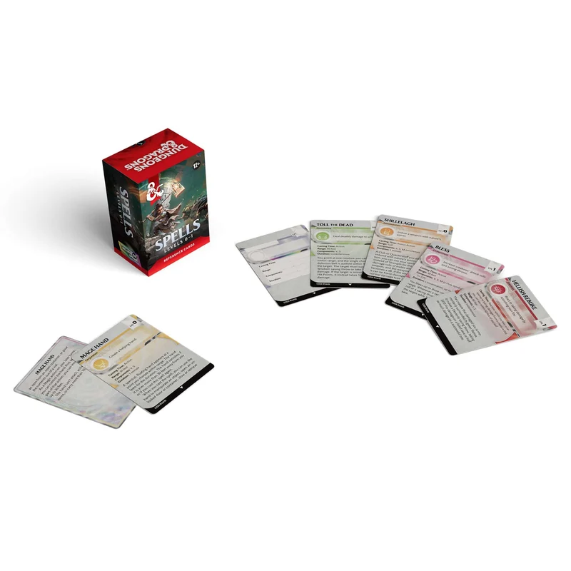 D&D Dungeons & Dragons: RPG Reference Cards Spells 1 (Levels 0-1) (EN)