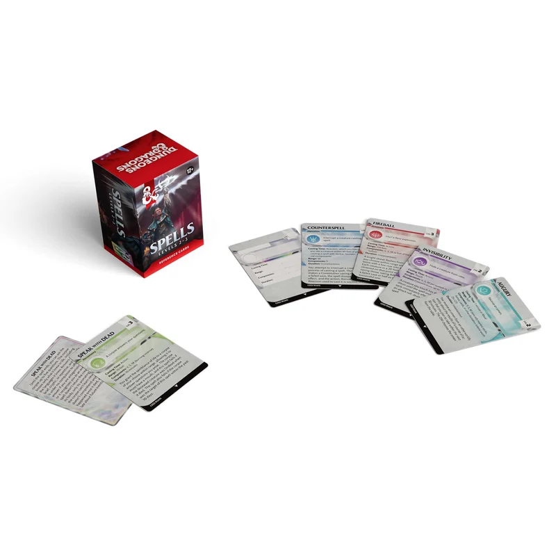D&D Dungeons & Dragons: RPG Reference Cards Spells 2 (Levels 2-3) (EN)