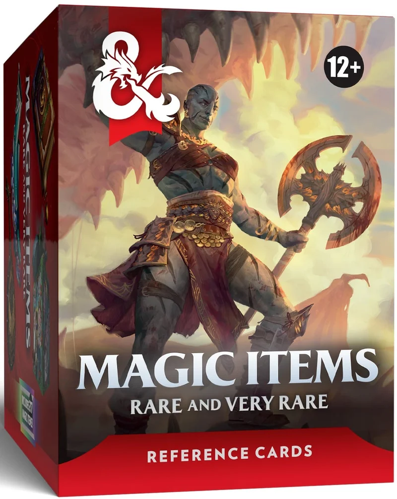 D&D Dungeons & Dragons: RPG Reference Cards Magic Items Rare and Very Rare (EN)