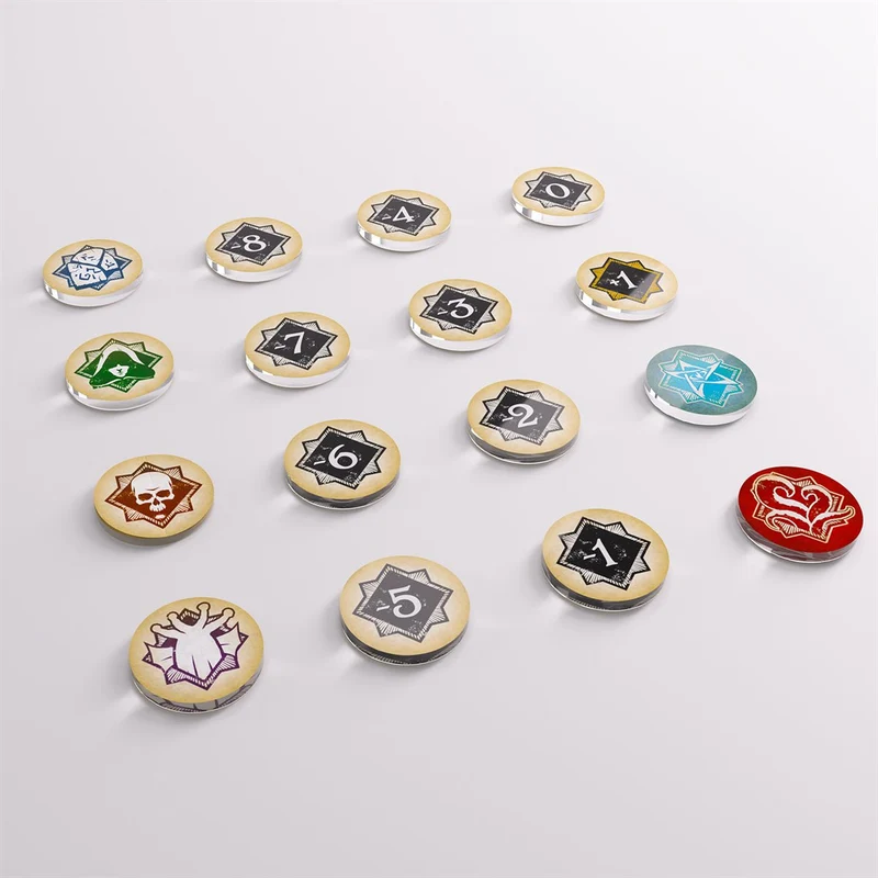 Arkham Horror : Chaos Tokens + Token bag