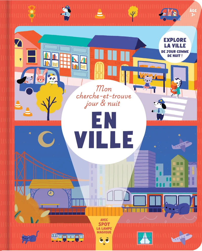 En ville Cherche et trouve jour et nuit