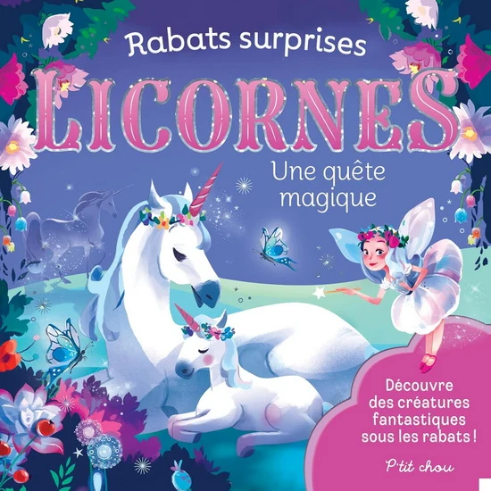Licornes une quête magique : rabats surprises