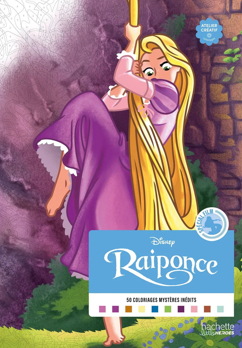 Raiponce Coloriages mystères