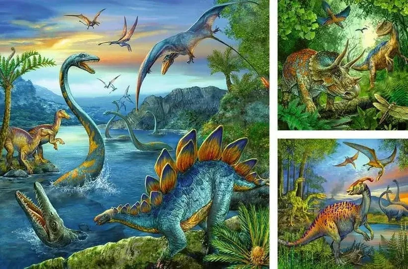 Dinosaure fascination (3x49 pcs)
