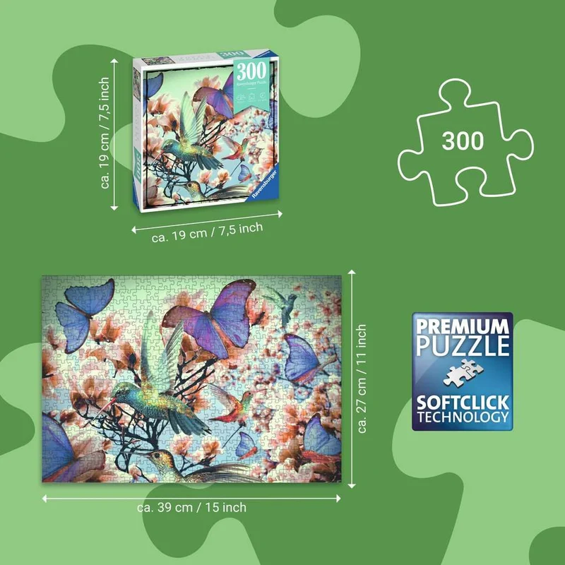 Puzzle Moments: Colibris (300 pcs)