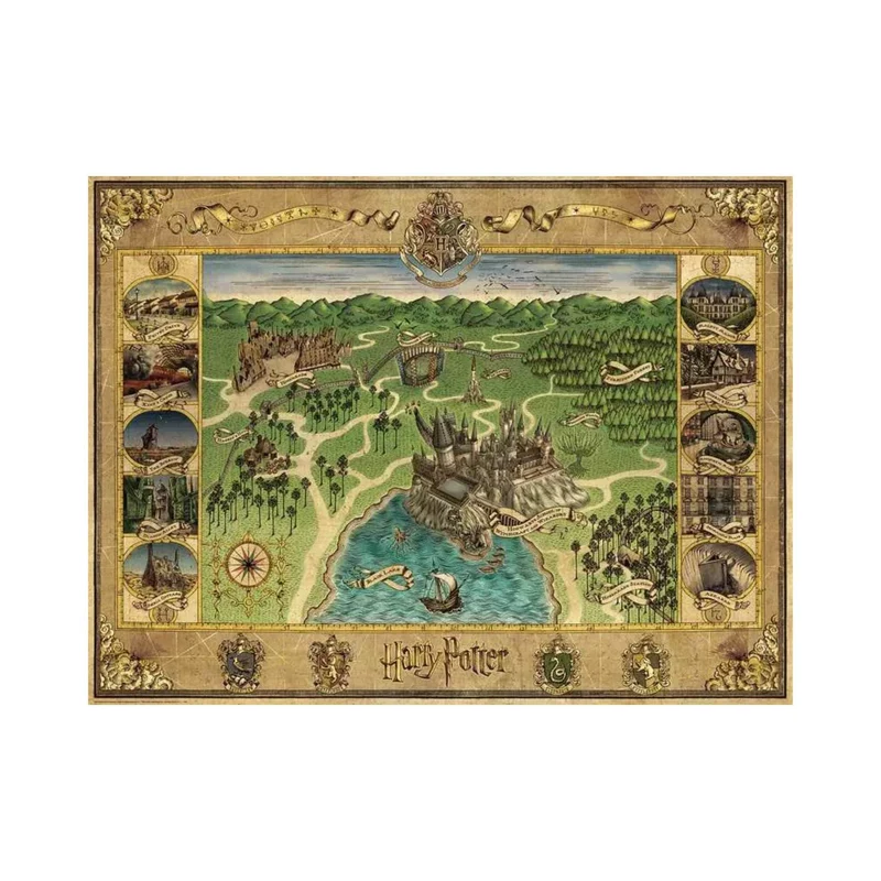 Hogwarts Map (1500 pcs)