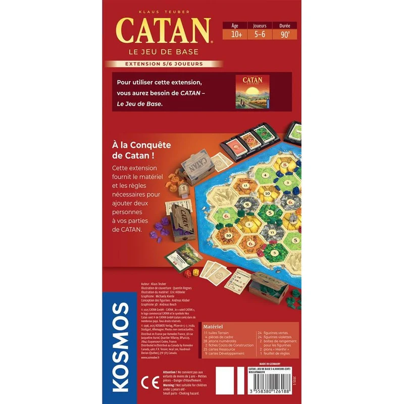 Catan - 5-6 joueurs (Ext.) (Edition 2025)