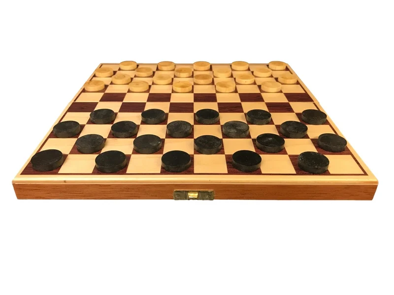 Coffret de dames pliant en bois marqueté - 235x130 mm - CH