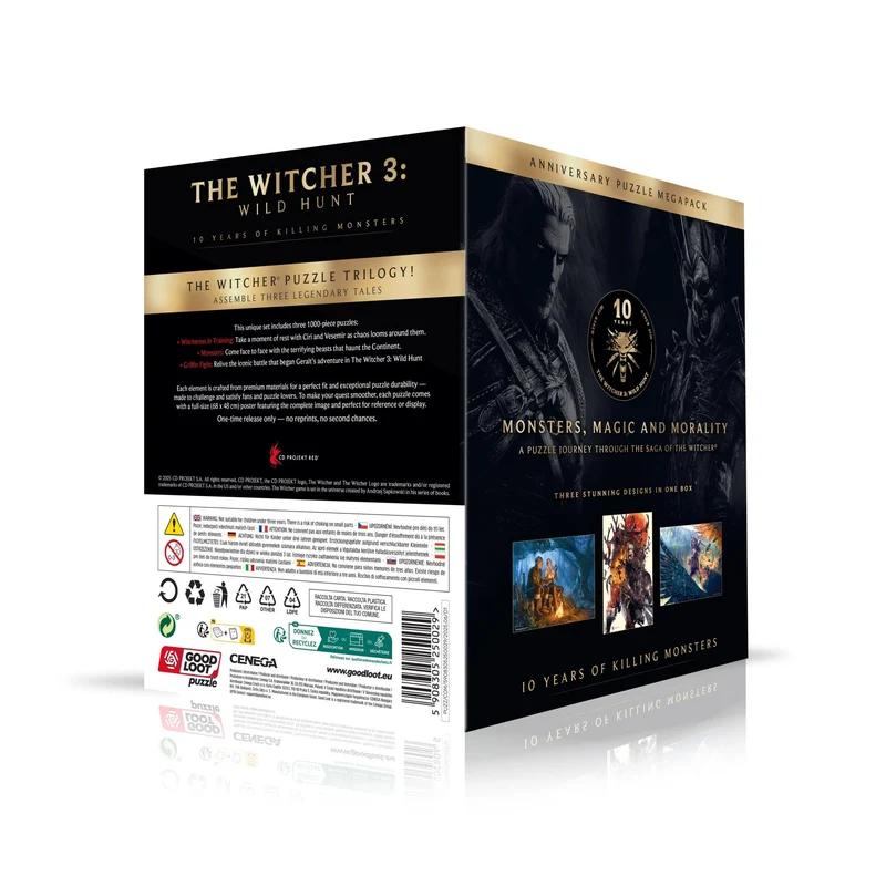 The Witcher 3 Anniversary Puzzle Trilogy
