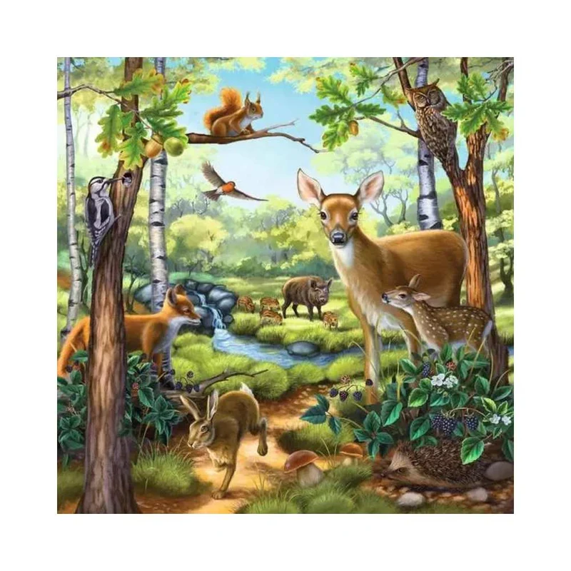 Forest/Zoo/Domestic Anim. (3x49 pcs)