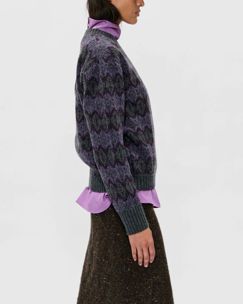 6397 - Pull Fairisle - Viola