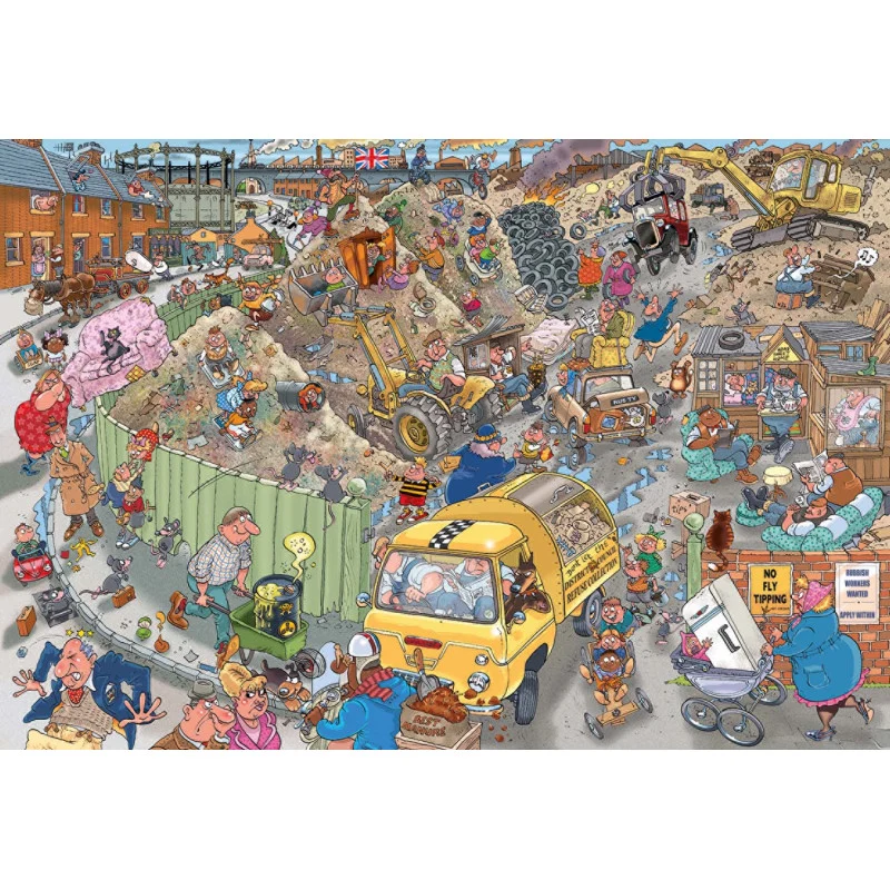 Wasgij Original 22 - 1000 pcs - Voyage à la décharge