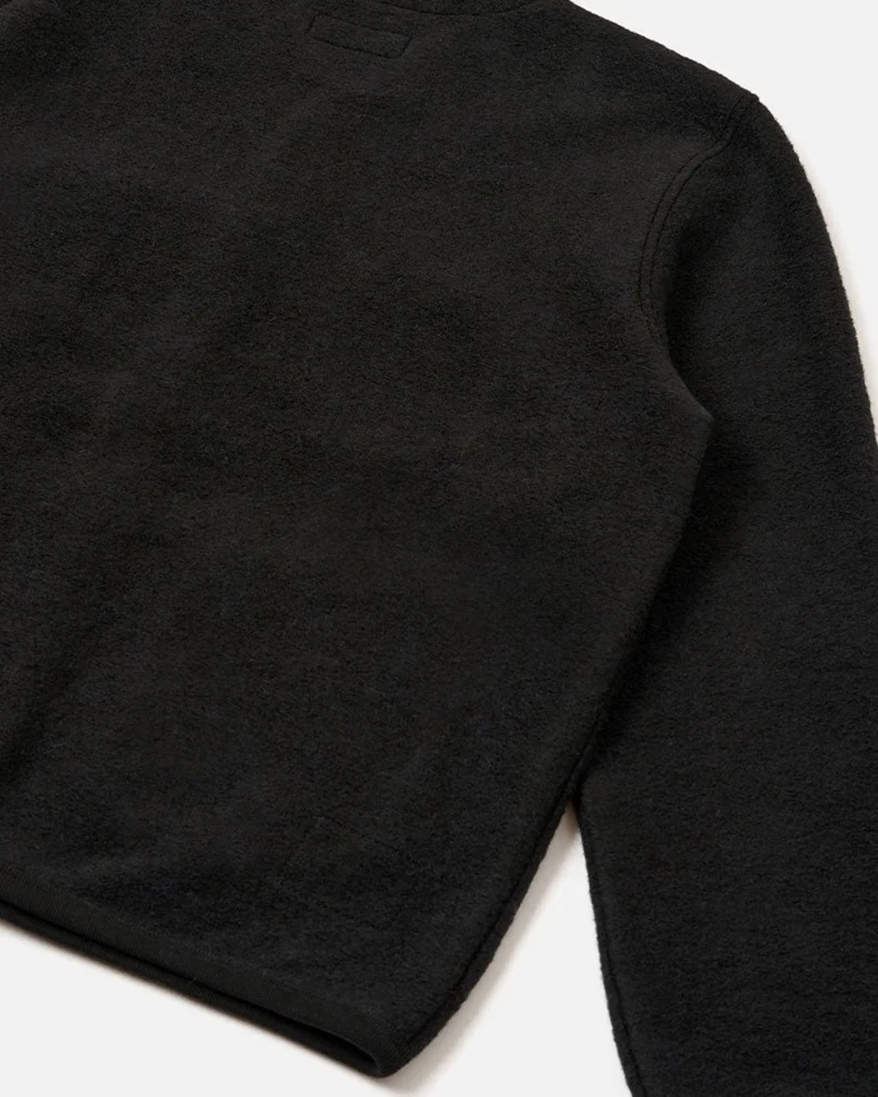 Universal Works - Cardigan Laine - Noir
