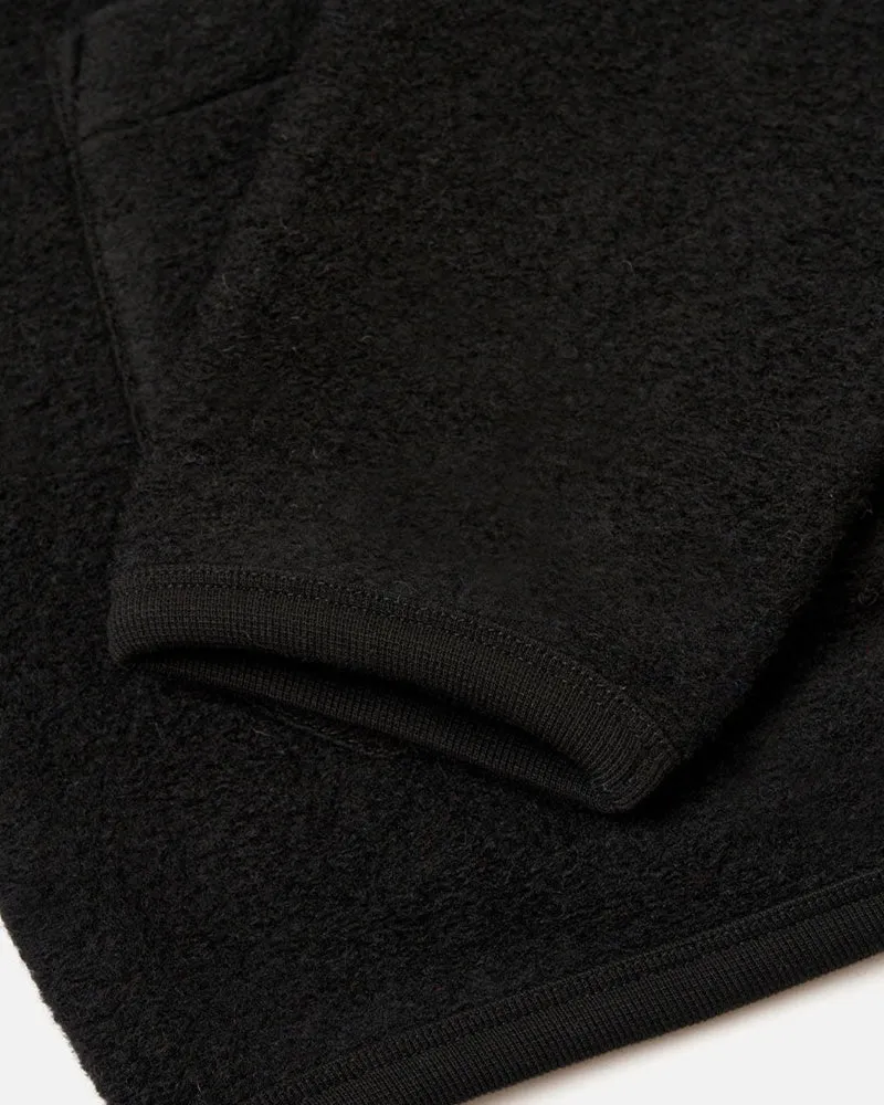 Universal Works - Cardigan Laine - Noir