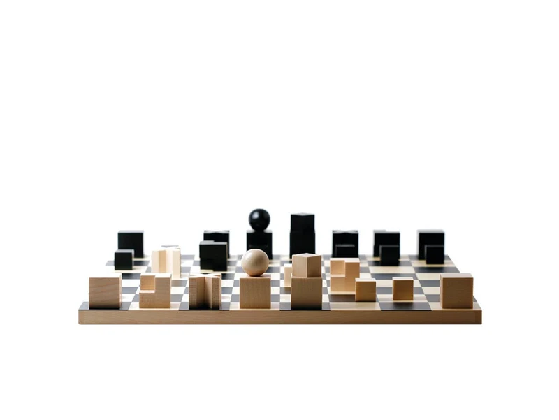 Pièces d'échecs du Bauhaus