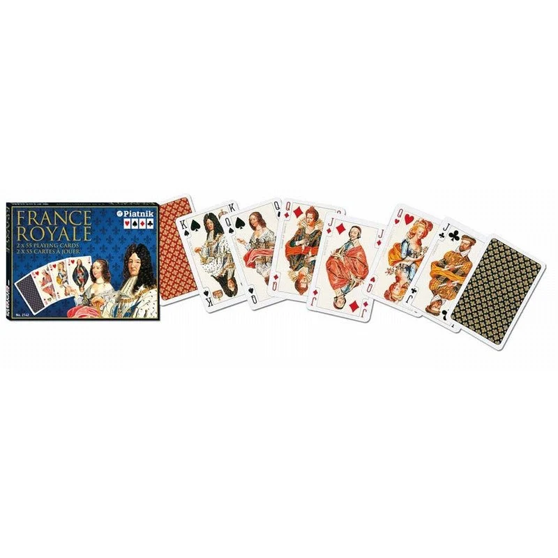 Coffret double Piatnik - France Royale