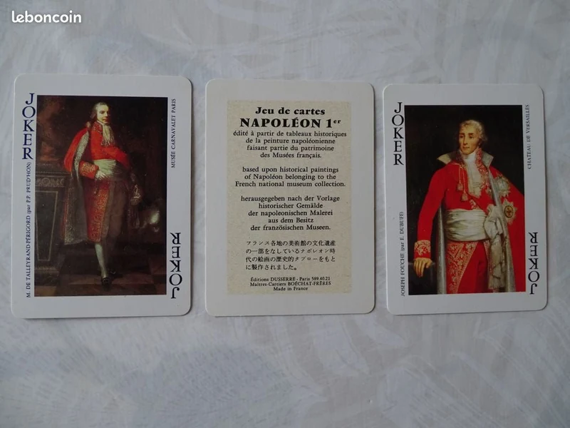 Cartes DUSSERRE - Jeu Napoléon 1er