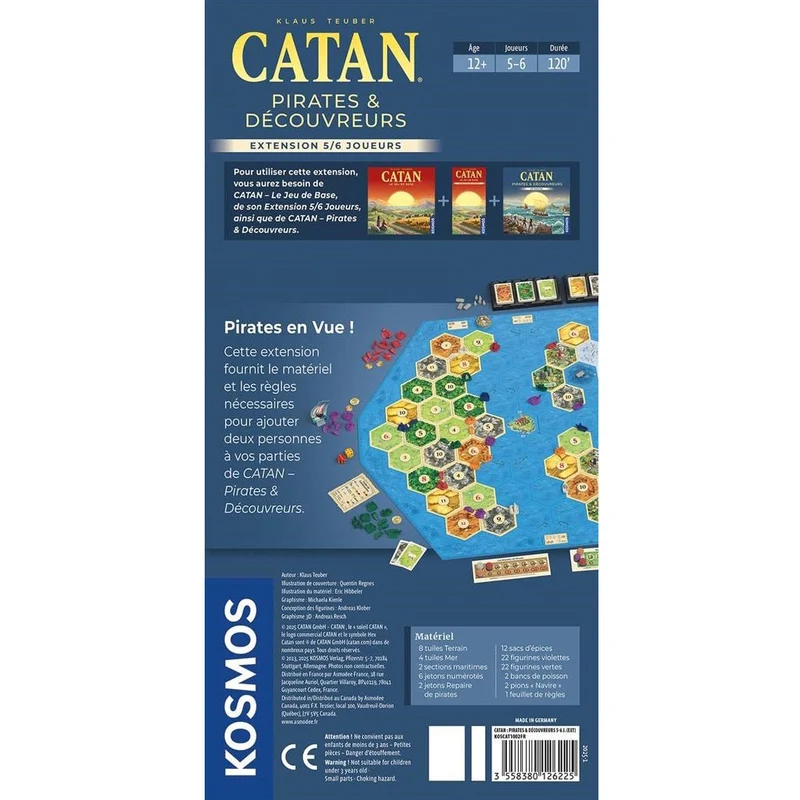 Catan - Pirates & Découvreurs - 5/6 joueurs (Ext.) (Edition 2025)