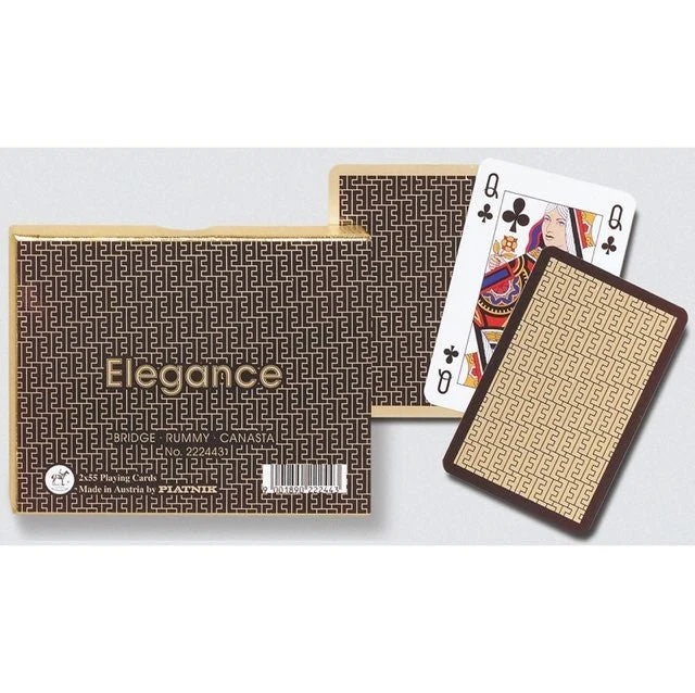 Coffret double Piatnik - Elégance