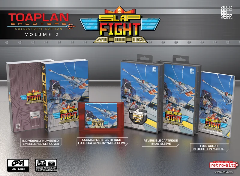 Toaplan Shooters Volume 2 - SLAP FIGHT Sega Mega Drive EU / Genesis US