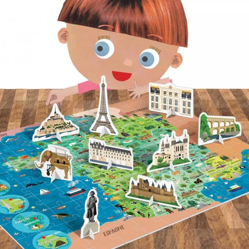 La France A Découvrir - Un Grand Puzzle