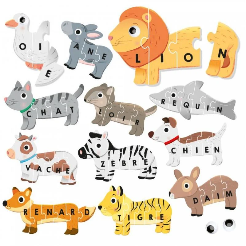 Mes Premiers Mots: Assemble les animaux