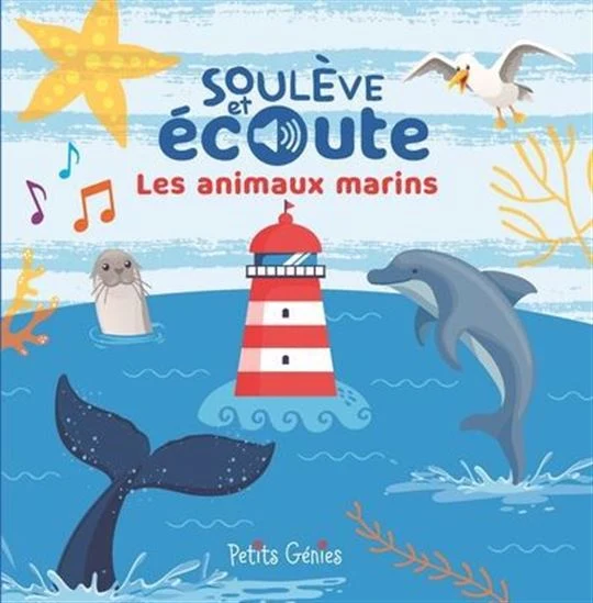 Les animaux marins Soulève et écoute