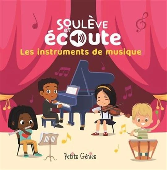 Les instruments de musique Soulève et Écoute