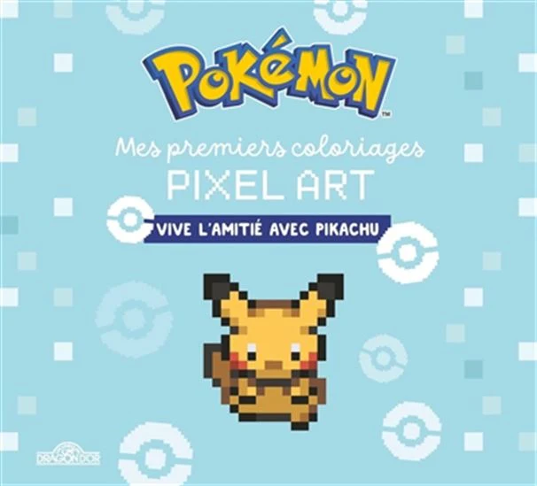 Pokémon Mes premier coloriages Pixel Art