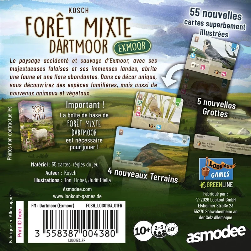 Forêt Mixte Dartmoor - Ext. Exmoor (FR)