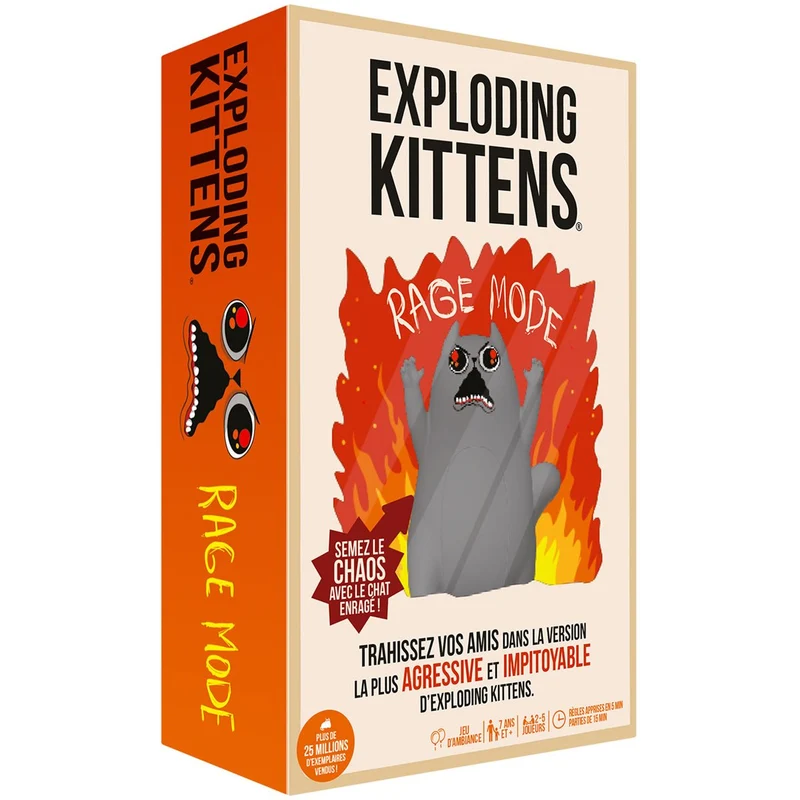 Exploding Kittens - Rage mode (FR)