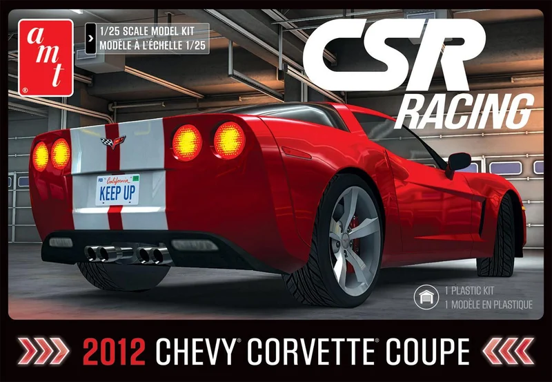 Modèle à coller 2012 corvette coupe, csr racing