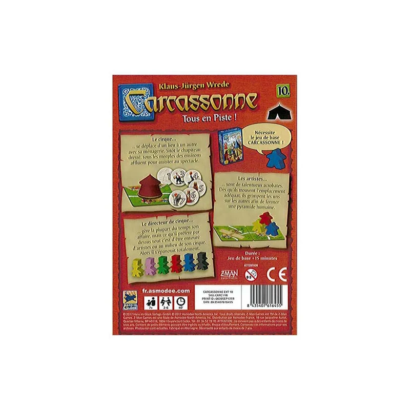 Carcassonne : Tous En Piste (Ext.10)