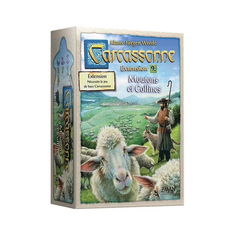 Carcassonne : Moutons Et Collines (Ext.9)