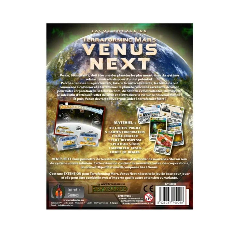 Terraforming Mars - Ext. Venus Next (FR)