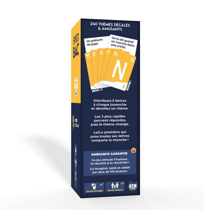 Speed Bac Jaune (tout public)