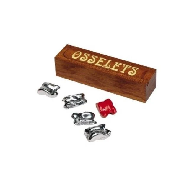 Osselets boite bois