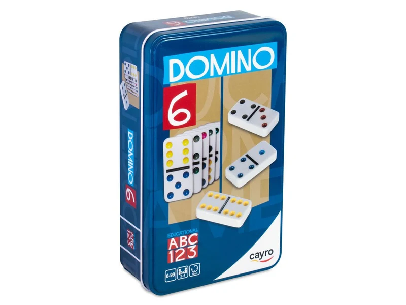 Dominos double 6 couleur