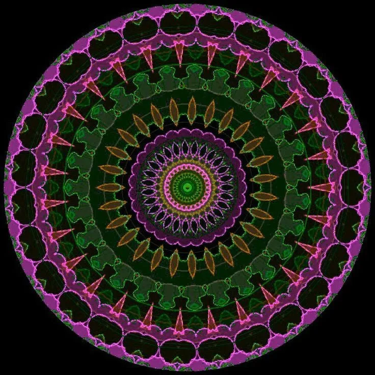 Kaleidoscope holographique à tube paillettes