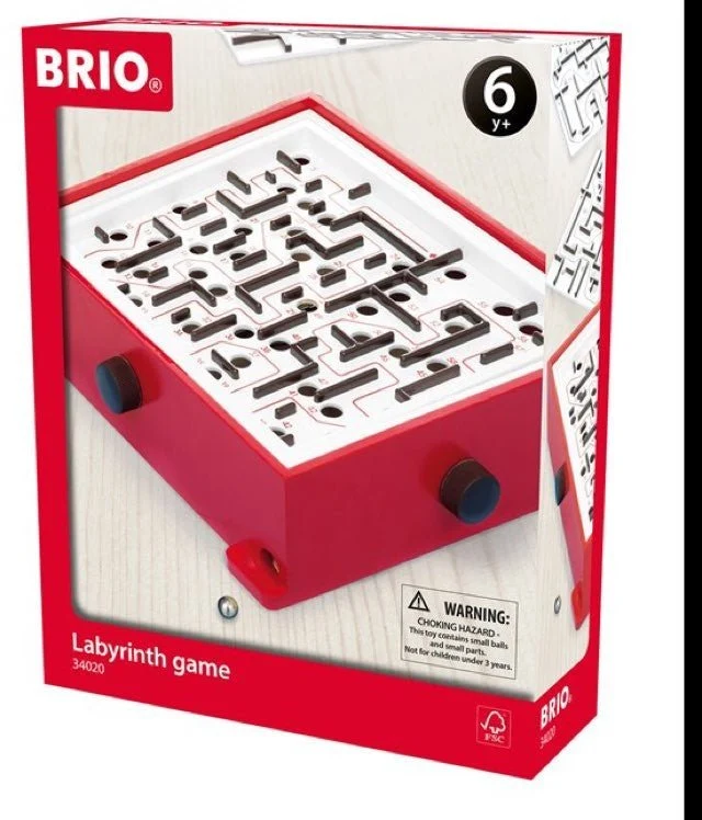 Labyrinthe Brio - Rouge - 3 plateaux