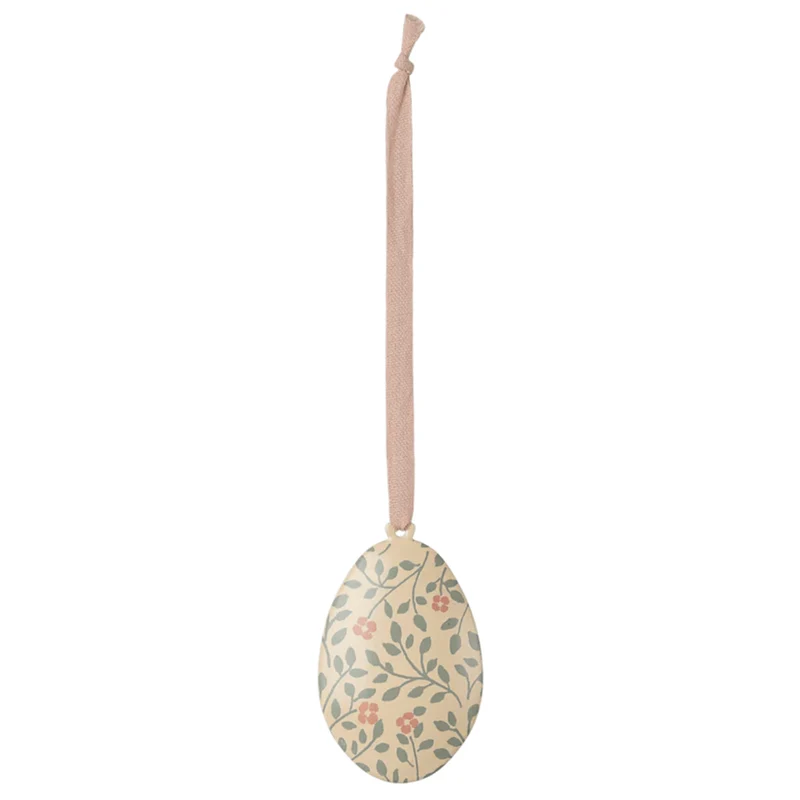 Ornement Oeuf De Pâques, Branches - Olive