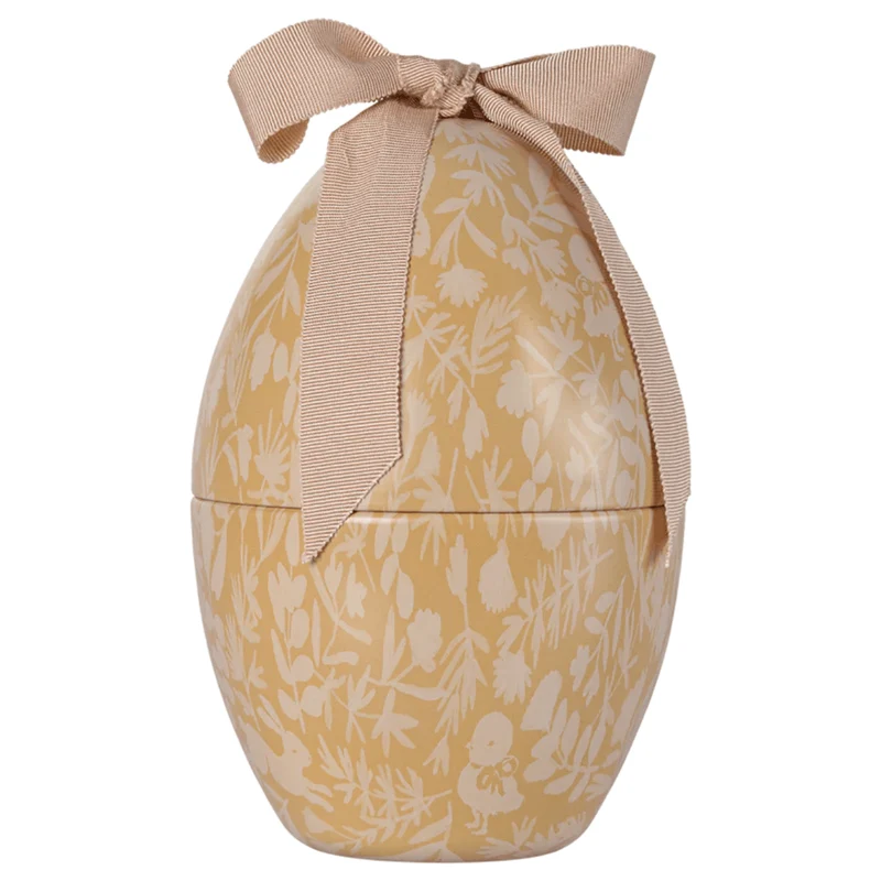 Oeuf De Pâques Grand Format - Jaune Crème