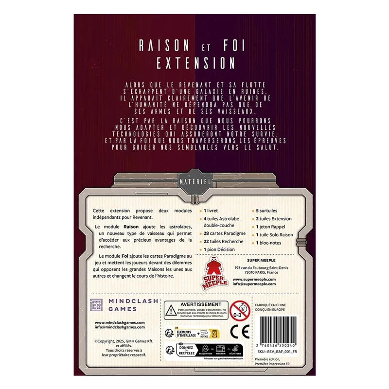 Revenant - Ext. Raison & Foi (FR)