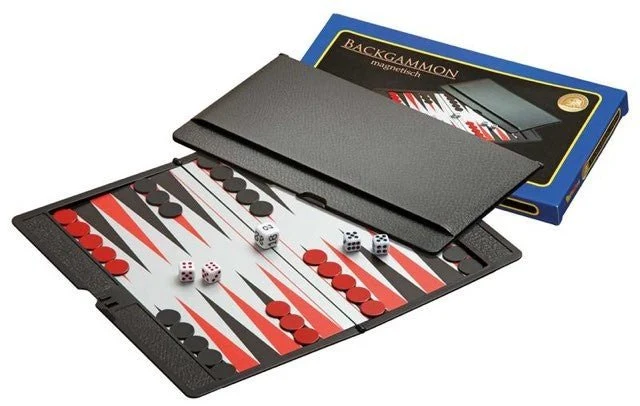 Backgammon de poche - Etui portefeuille