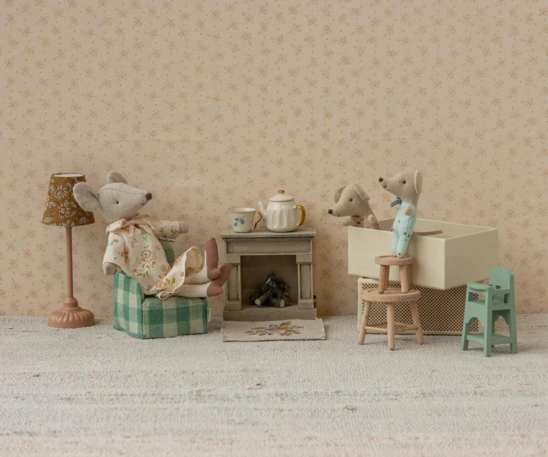 Jumeaux Bébé Souris Dans Une Boîte D'allumettes
