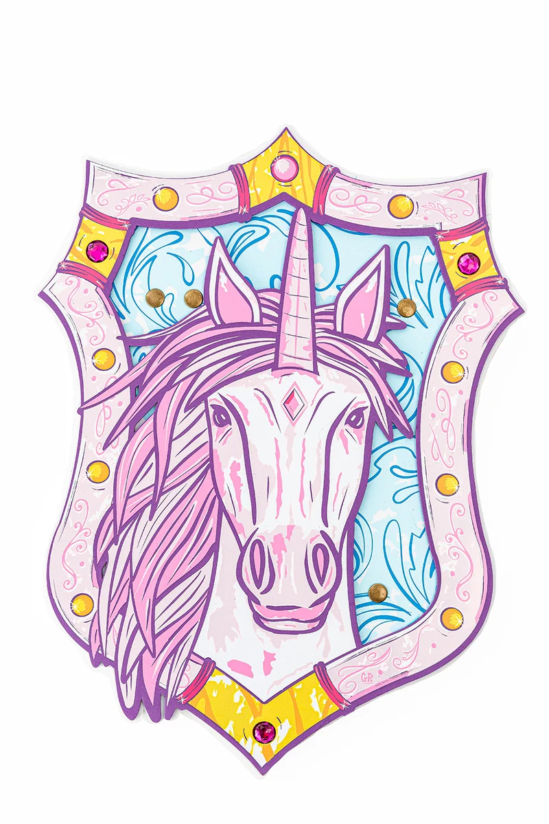 Bouclier licorne enchantée